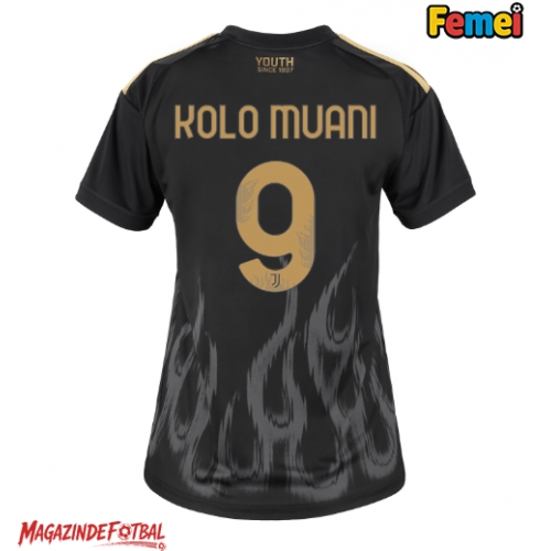 Juventus Randal Kolo Muani #9 Tricou Fotbal Replică 2026-27 Femei Treilea Juventus Randal Kolo Muani #9 Tricou Fotbal Replică 2026-27 Femei Treilea